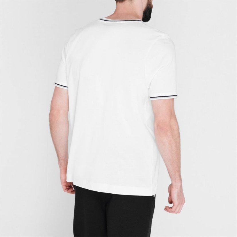 Slazenger Tipped T Shirt Mens White