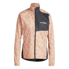 adidas Women's Trail Wind Performance Running Jacket White