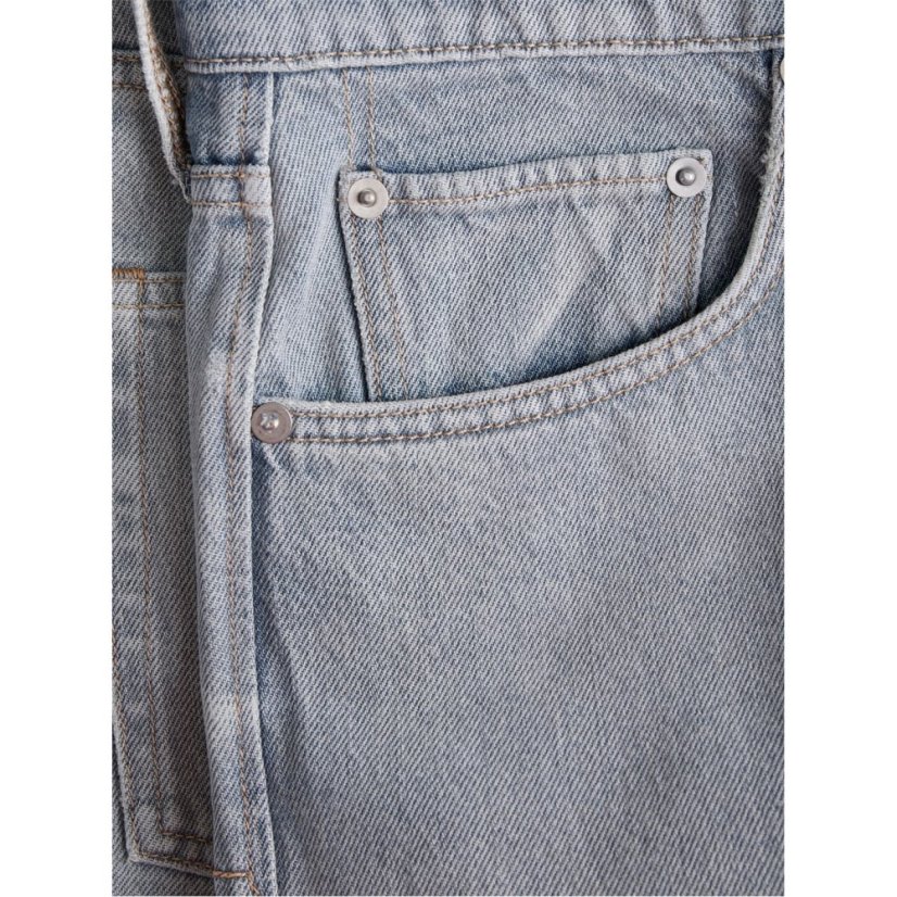 Jack and Jones Men's Dave Classic Straight Leg Jeans Blue Denim