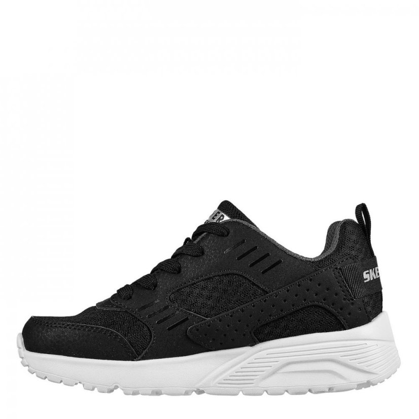 Skechers Uno Lite Ronzo Trainers Junior Boys Black/White