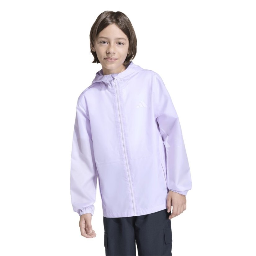 adidas Kids' Rain Anorak Jacket Lilac