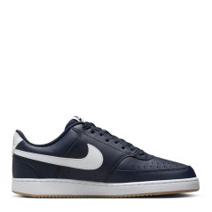 Nike Court Vision Low Trainers Mens Obsidian/White