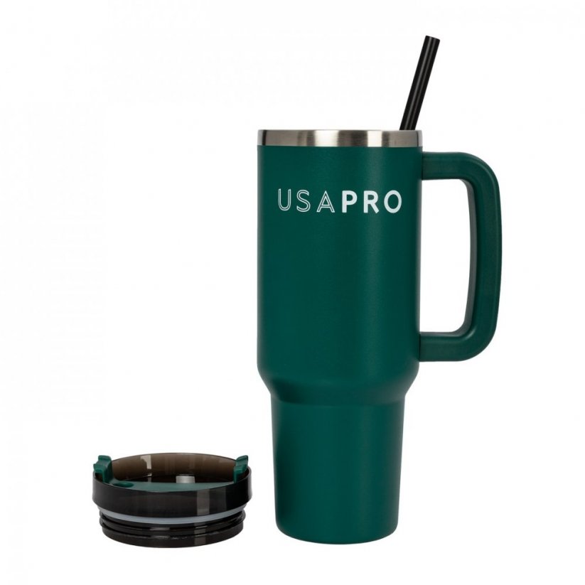 USA Pro Habboo Signature Stainless Steel Travel Cup Forest Green