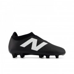 New Balance Tekela V4+ Magique Firm Ground Junior Football Boots Black/White