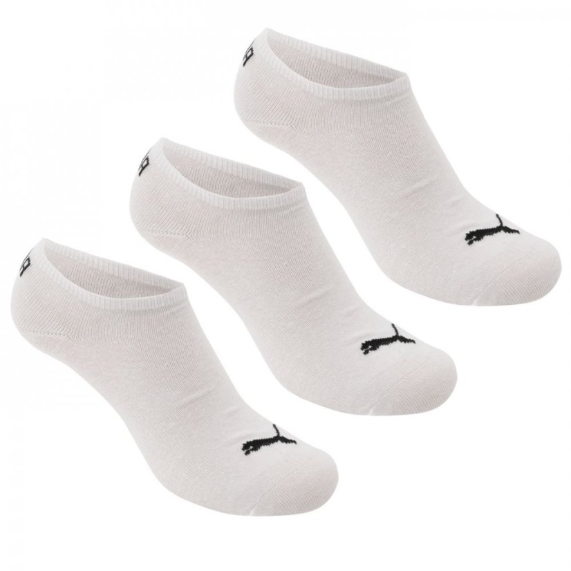 Puma 3 Pack Trainer Socks Junior White