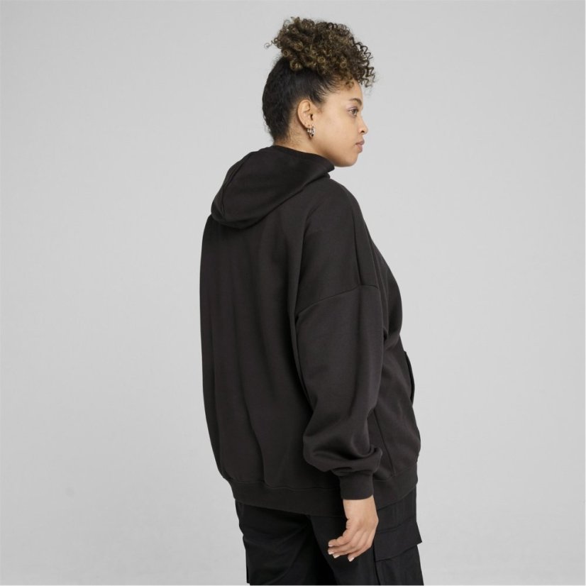 Puma Women's Essentials Oversized Hoodie Black