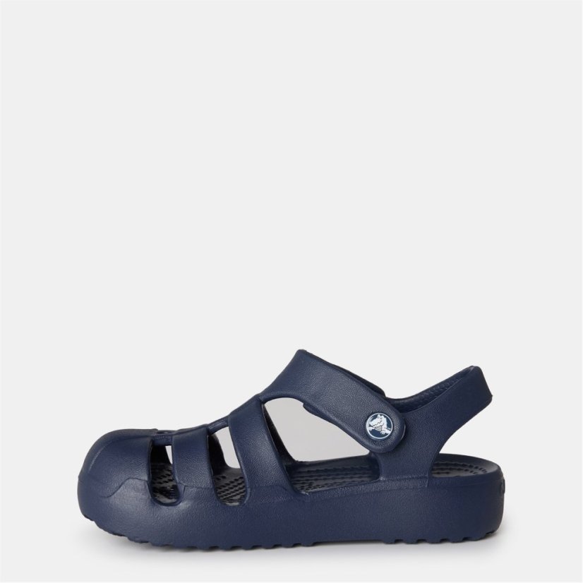 Crocs Kids' Fisherman Flat Sandals Navy