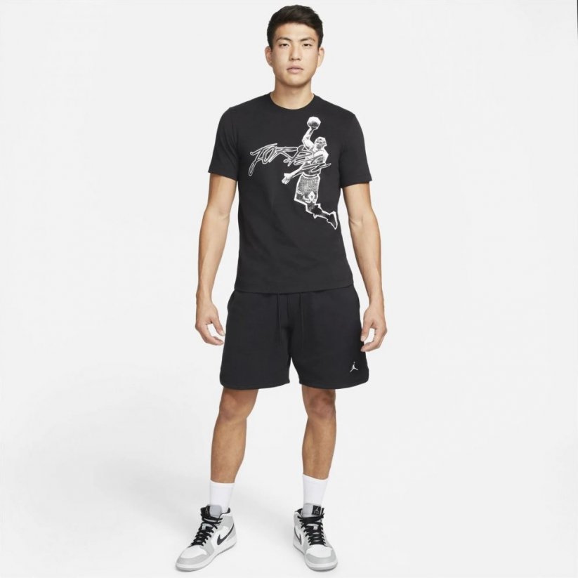 Air Jordan Graphic pánské tričko Black
