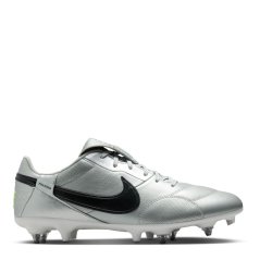 Nike Premier 3 Adults Soft Ground Football Boots Silver/Black