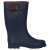 Gelert Fur Welly Boot Ladies Navy