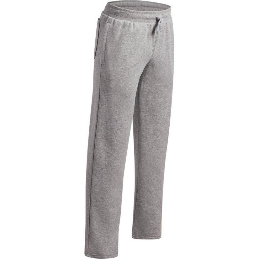 Under Armour Kids' Open Hem Woven Tracksuit Joggers Mod Gray/Black