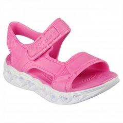 Skechers Foamies: Heart Lights Sandal - Always Flashy Pink