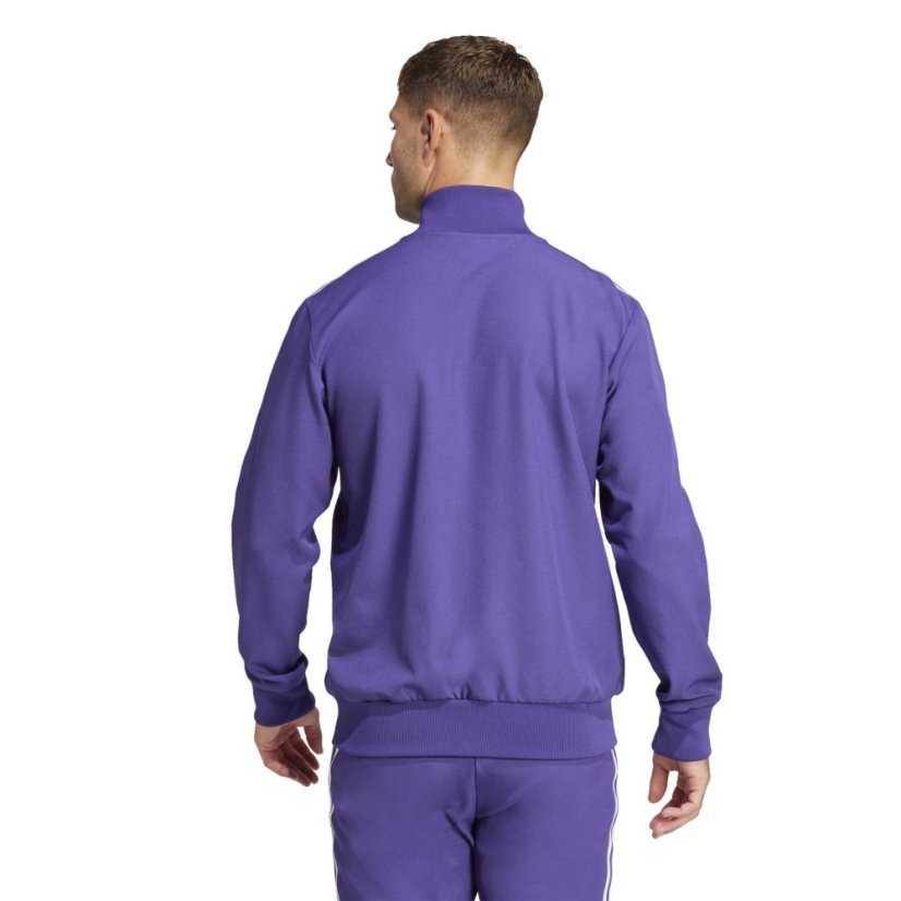 adidas Real Madrid Terraces Icon Tracksuit Top Unity Purple