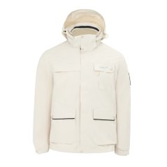 Gelert Men's 3-in-1 Windproof Fleece Lined Detachable Hood Long Sleeve Jacket Khaki