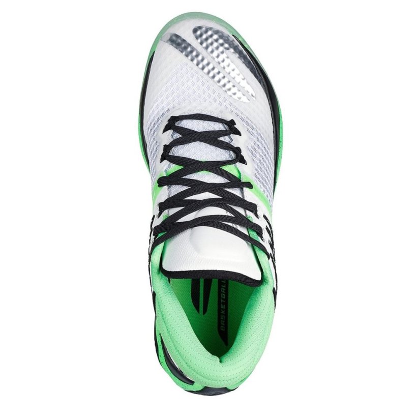 Skechers Reign Basketball Trainers Mens Green/White