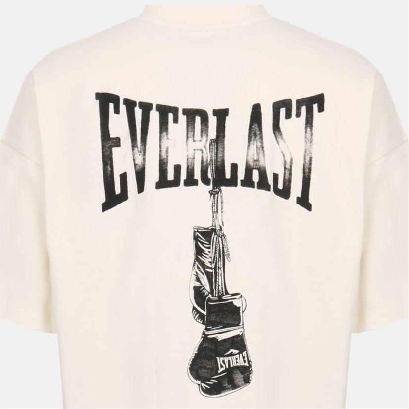 Everlast Men's Cotton Short Sleeve Crew Neck T-Shirt White