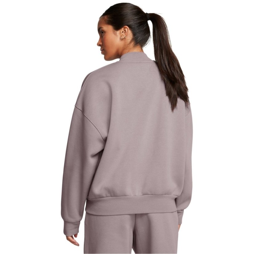 Under Armour Women's Lightweight Varsity Bomber Jacket Grey