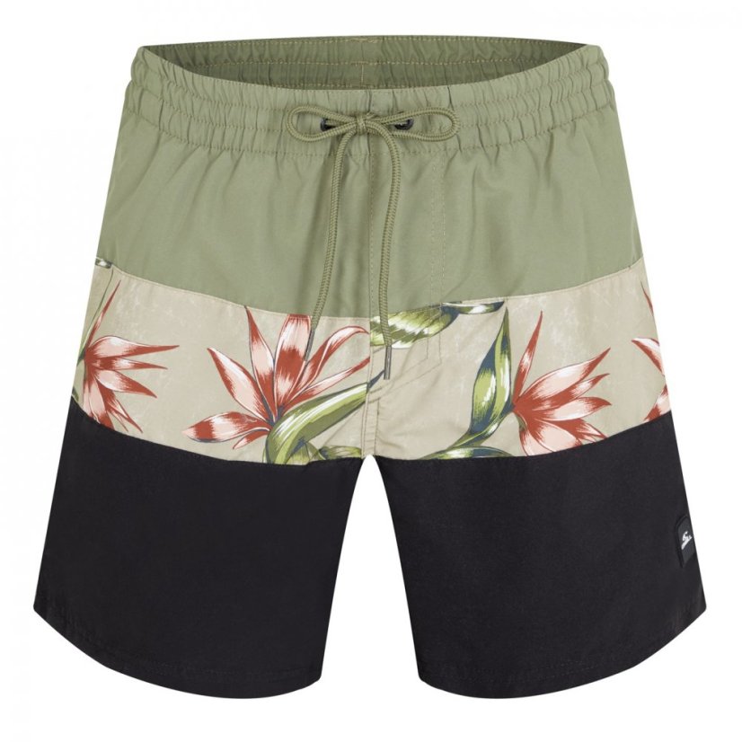 ONeill Frame Block Swim Shorts Green Multi