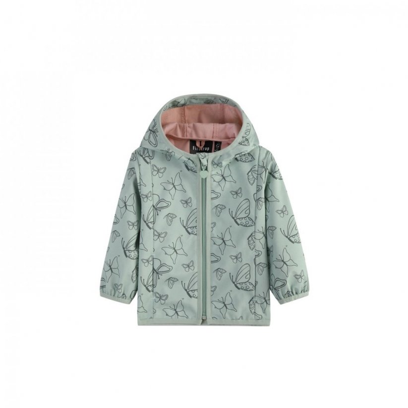 Firetrap Butterfly Soft Shell Jacket for Toddlers Green