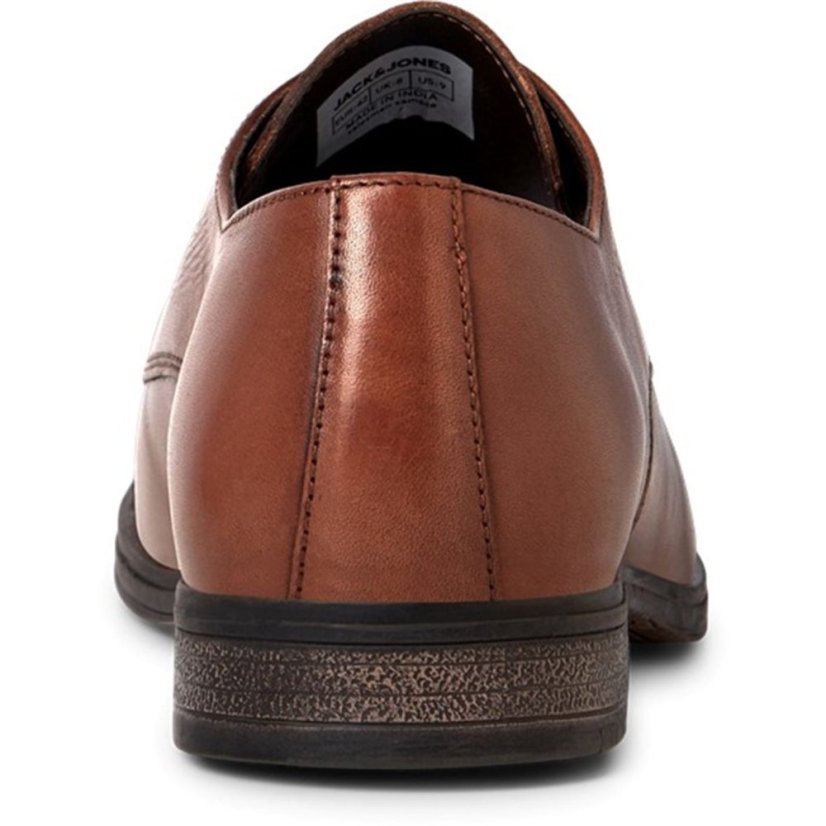 Jack and Jones Raymond Leather Shoe Mens Cognac