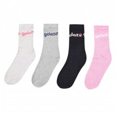 Gelert Walking Boot Sock 4 Pack Pink