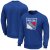 NHL Logo Crew Sweatshirt Mens NY Rangers