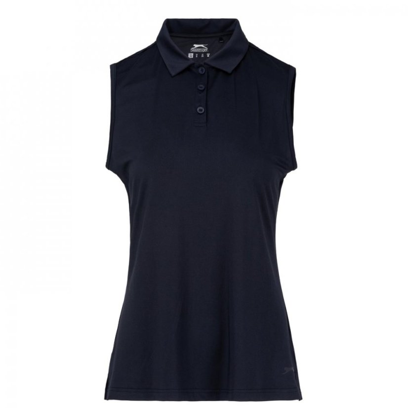 Slazenger Sleeveless dámské polo tričko Navy