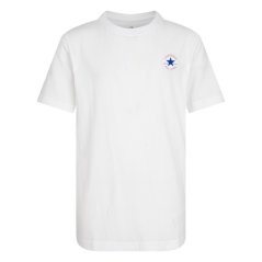 Converse Kids' Printed Regular Fit T-Shirt White
