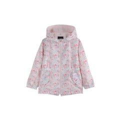 Firetrap Kids Enchanted Blossom Pink Floral Hooded Long Sleeve Anorak Pastel Pink