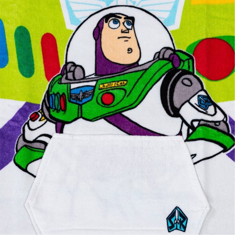 Character Poncho Towel Juniors Buzz Light