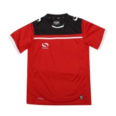 Sondico Kids' Short-Sleeve Performance T-Shirt Red/Black