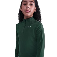 Nike Older Girls DRI-FIT Long Sleeve Half Zip Fir