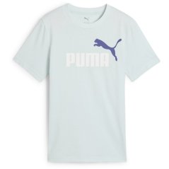 Puma Kids' Essentials Graphic Regular Fit T-Shirt Peaceful Blue