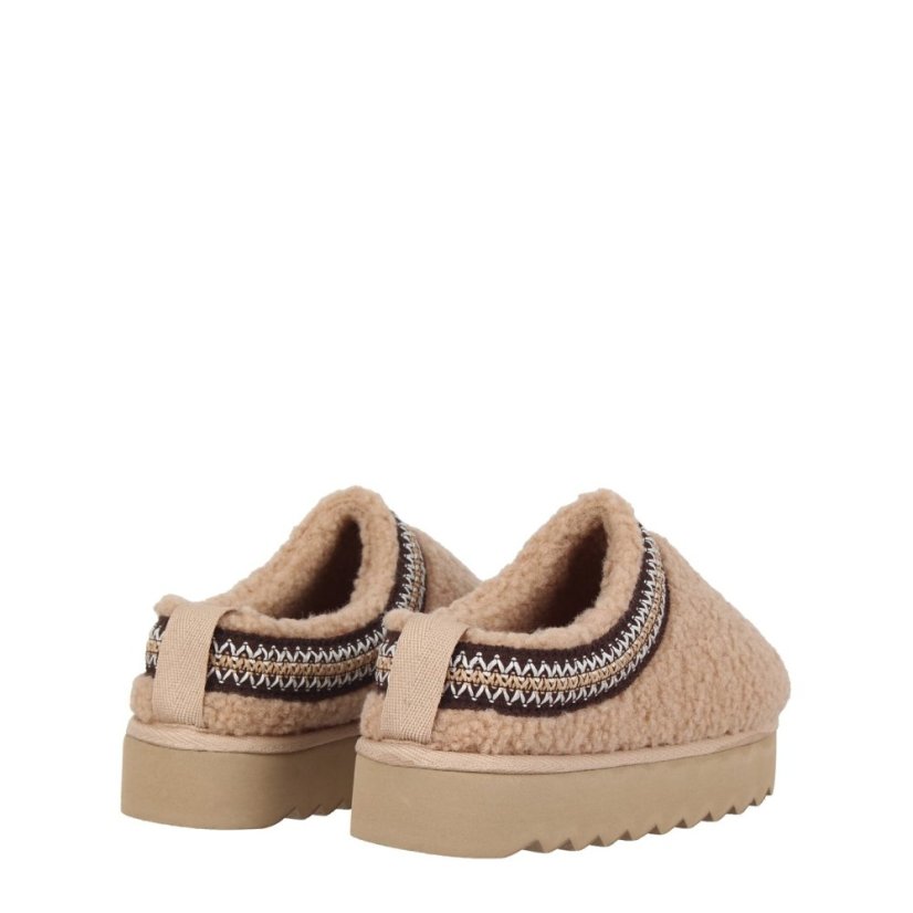 SoulCal Women's Slip-On Mule Slippers Sand Borg