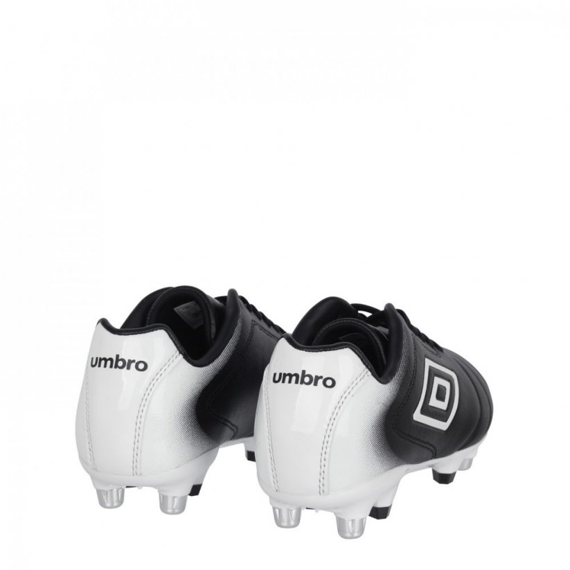 Umbro Calcio Soft Ground Football Boots Black/White