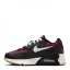 Nike Air Max 90 Little Kids' Shoes Black/Red