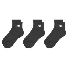 New Balance Everyday Ankle Socks 3-Pack Adults Black
