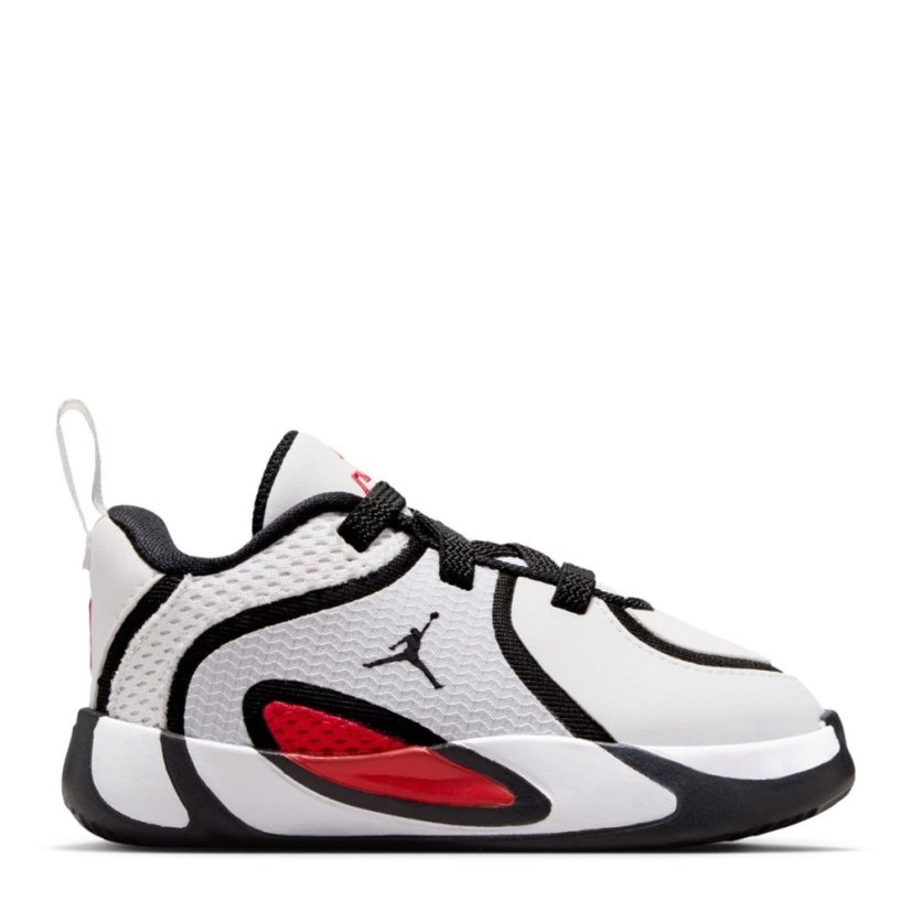 Air Jordan Kids' Basketball Trainers Wht/Red/Blk
