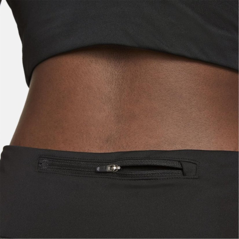 Nike Mid-Rise Crop Running Leggings Black