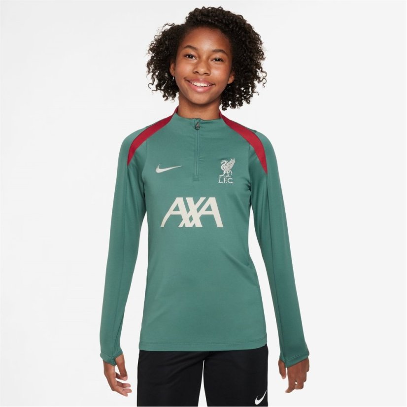 Nike Liverpool Strike Drill Top 2024 2025 Juniors Green