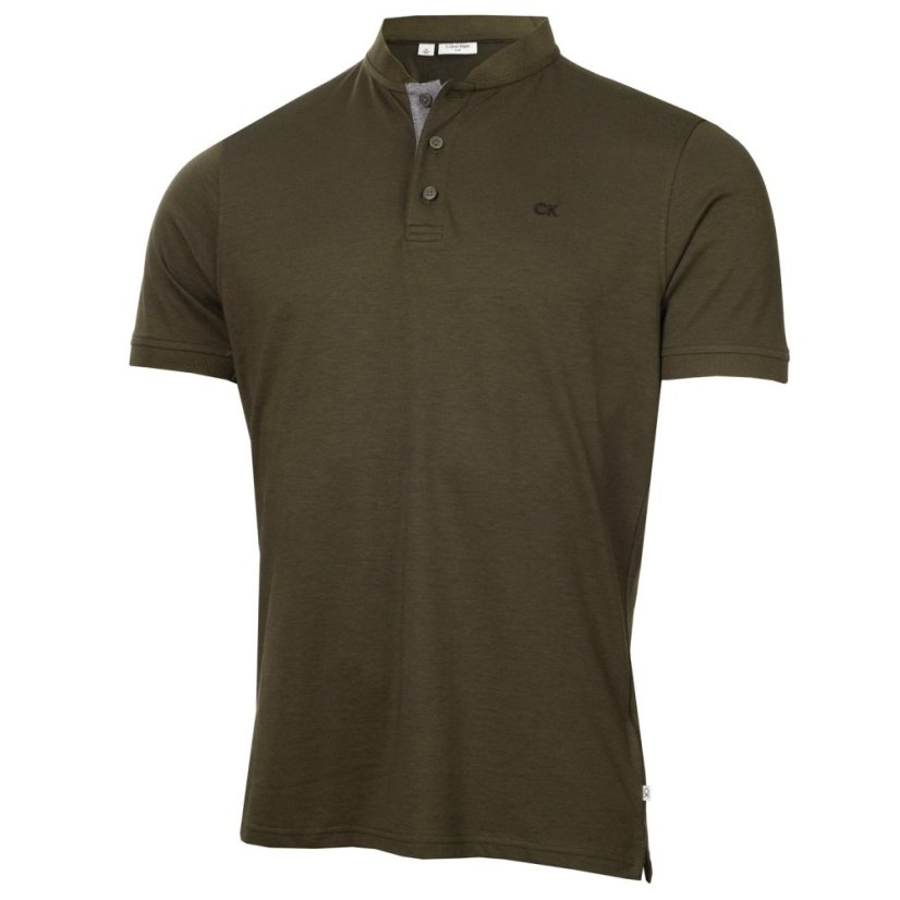Calvin Klein Golf Men's Short-Sleeve Performance Polo Shirt Olive