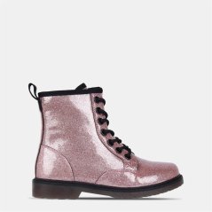 Miso Brandi Boots Childrens Pink Glitter
