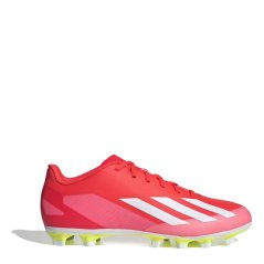 adidas X Crazyfast Club Flexible Ground Football Boots Solar Red/Wht