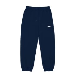 Slazenger Closed Hem Fleece Pants Junior Navy