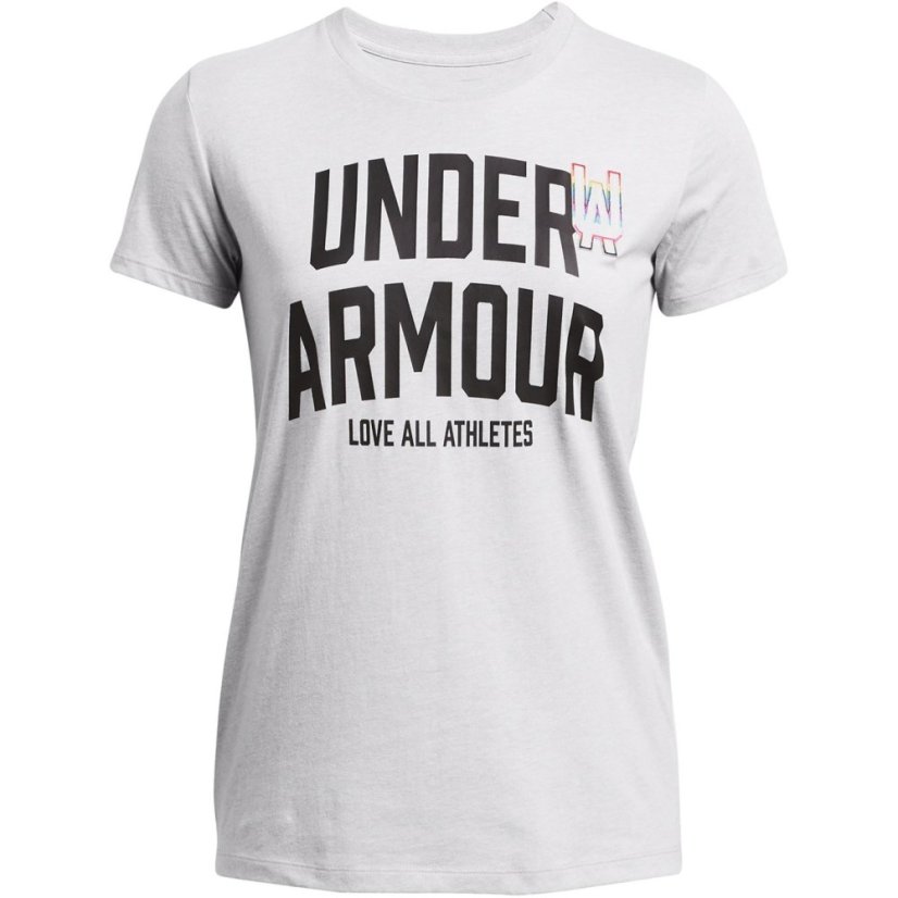 Under Armour Women's Pride Short Sleeve T-Shirt Gray
