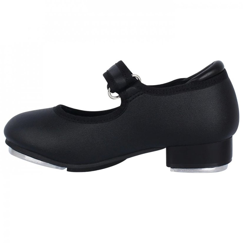 Slazenger PU Velcro Infant Tap Shoes Black