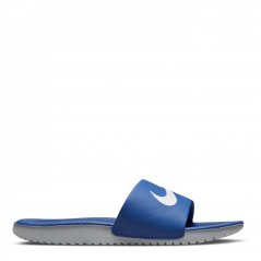 Nike Kawa Junior Slides Blue/White