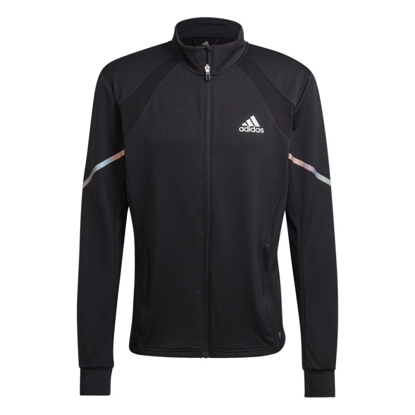 adidas Adizero Fast Knit Mens Running Jacket Black