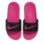 Nike Kawa Junior Slides Black/Pink