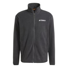 adidas Multi Essentials Full-Zip Fleece Jacket Mens Black